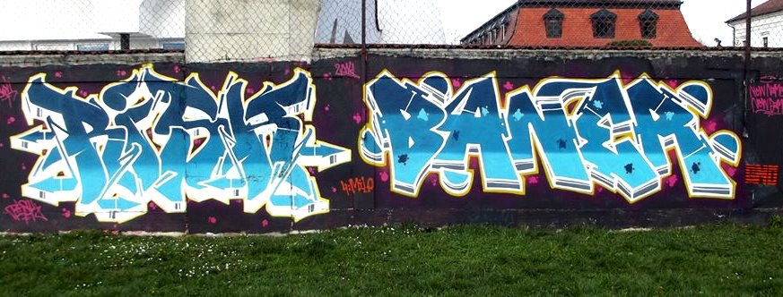 Graffiti Wall - Photo by Risk - risk, swk, baner (2014)