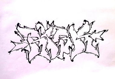 Graffiti Sketch - Photo by Risk - risk, swk (2014)