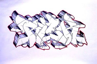 Graffiti Sketch - Photo by Risk - risk, swk (2014)