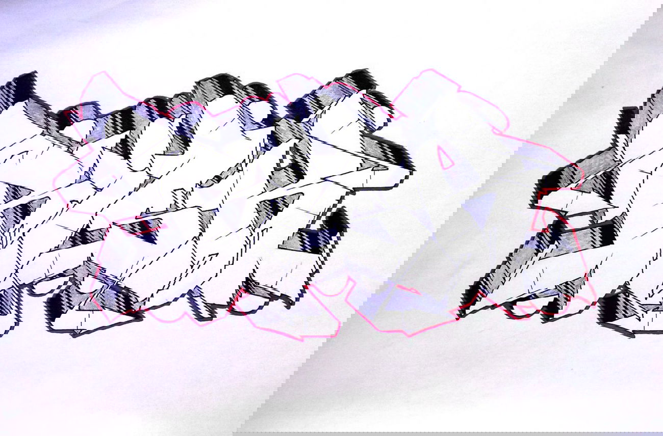 Graffiti Sketch - Photo by Risk - risk, swk (2014)