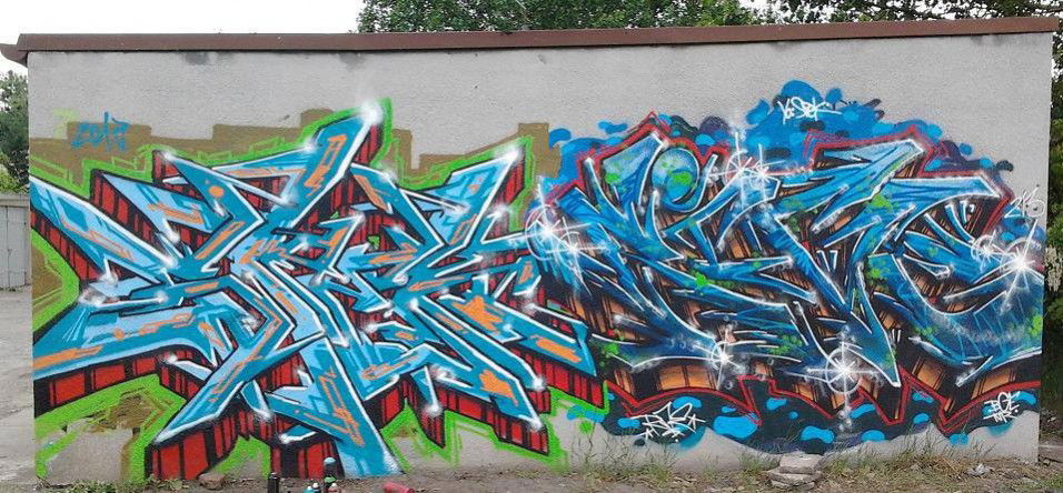 Graffiti Wall in Poland - Photo by RivSon1 - Rive, Yo:Spek (2013)