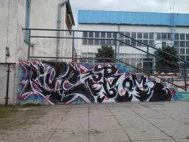 Graffiti Wall - Photo by RivSon1 - BLAK (2013)