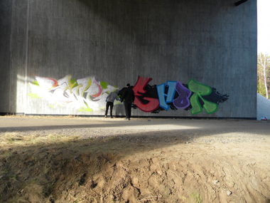 Graffiti Wall - Photo by RivSon1 - praca, w, tle (2014)