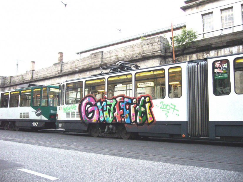 Graffiti Train in Potsdam - Photo by Rizah - Graffiti, Sair, Potsdam (2007)