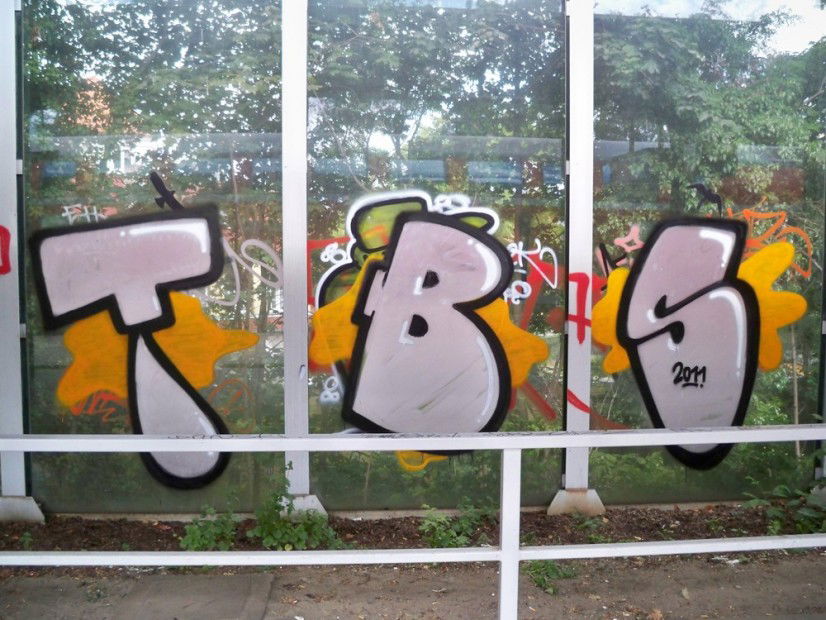 Graffiti Bombing in Potsdam - Photo by Rizah - TBS, Potsdam
