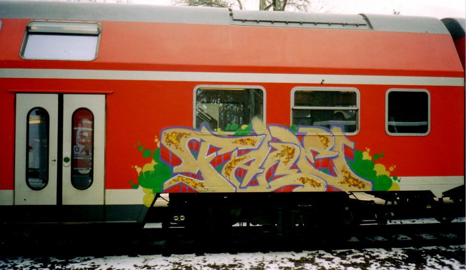 Graffiti Train in Potsdam - Photo by Rizah - Face, Potsdam