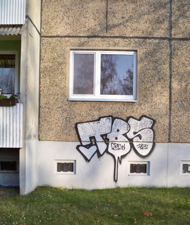 Graffiti Bombing in Potsdam - Photo by Rizah - TBS, Potsdam