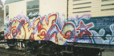 Graffiti Train in Potsdam - Photo by Rizah - DHK, Potsdam