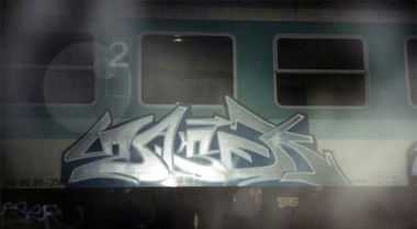Graffiti Train in Potsdam - Photo by Rizah - Zaser, Fsc, Potsdam
