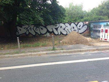 Graffiti Bombing in Potsdam - Photo by Rizah - Diego, Trade, Tbs