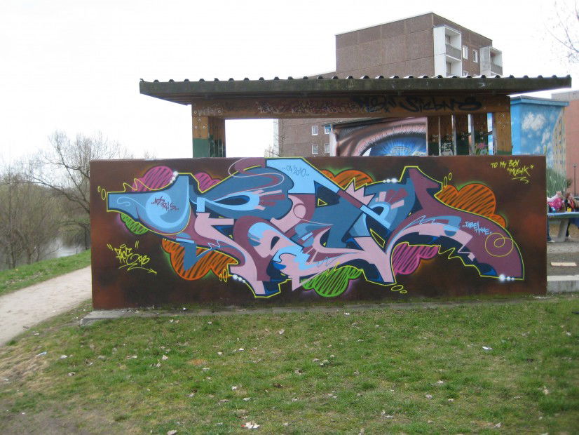 Graffiti Wall in Potsdam - Photo by Rizah - Face, 78, 78ers