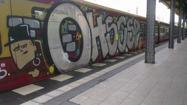 Graffiti Train - Photo by Rizah - OHS, CSP, Spee (2013)