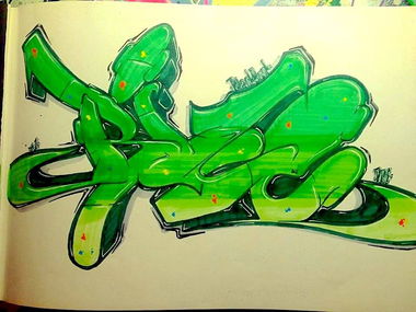 Graffiti Sketch - Photo by Rize