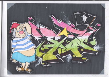 Graffiti Sketch - Photo by Rize