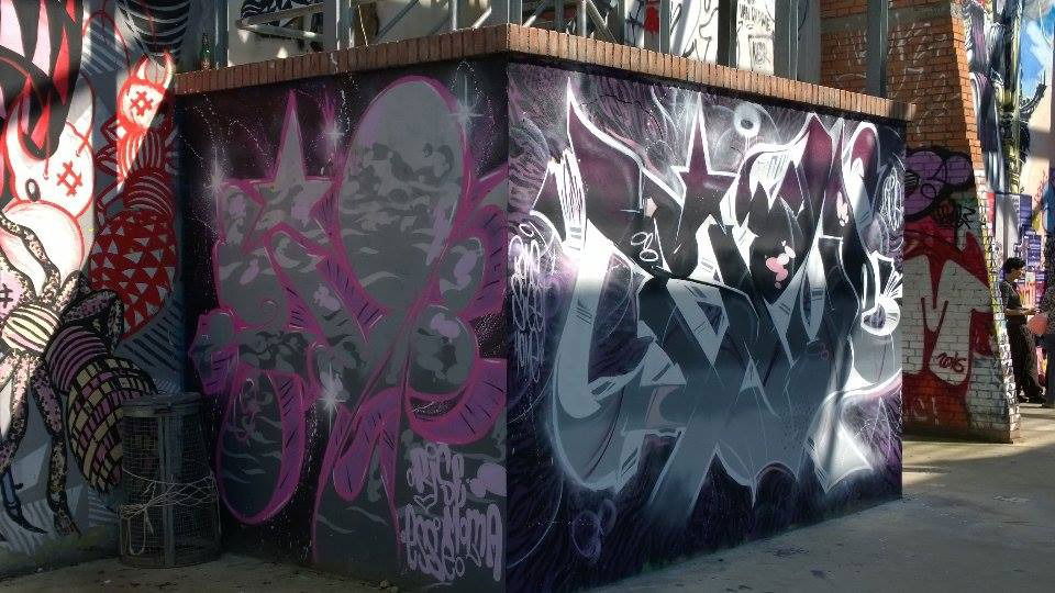 Graffiti Wall in Via prenestina roma - Photo by Rize (2016)