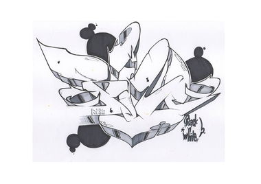 Graffiti Sketch - Photo by Rize