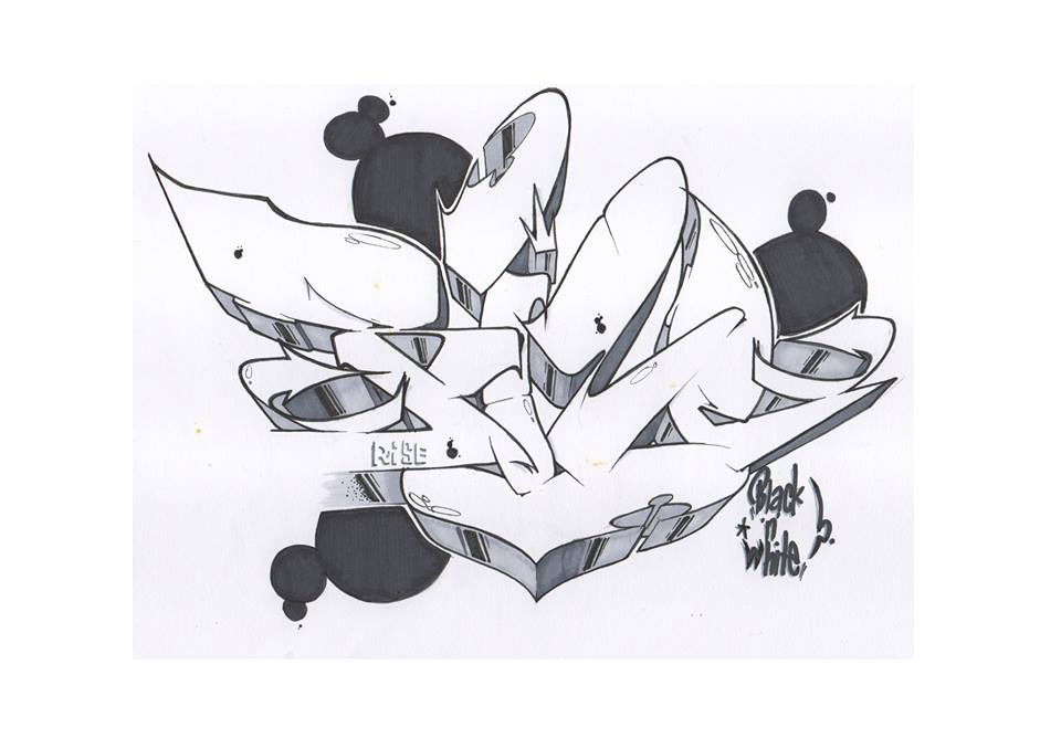 Graffiti Sketch - Photo by Rize