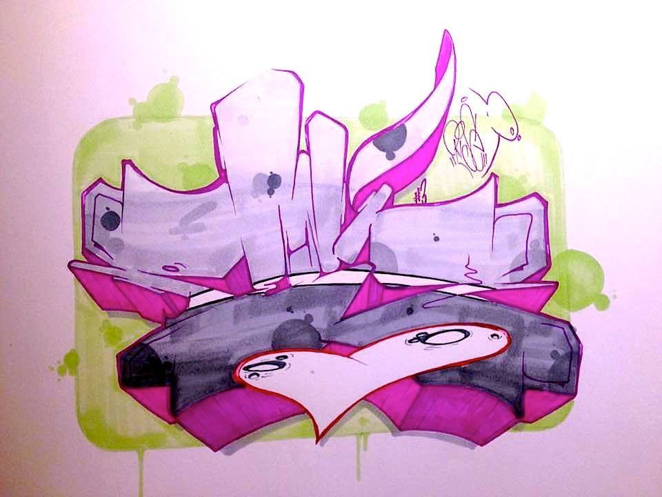 Graffiti Sketch - Photo by Rize