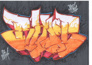 Graffiti Sketch - Photo by Rize