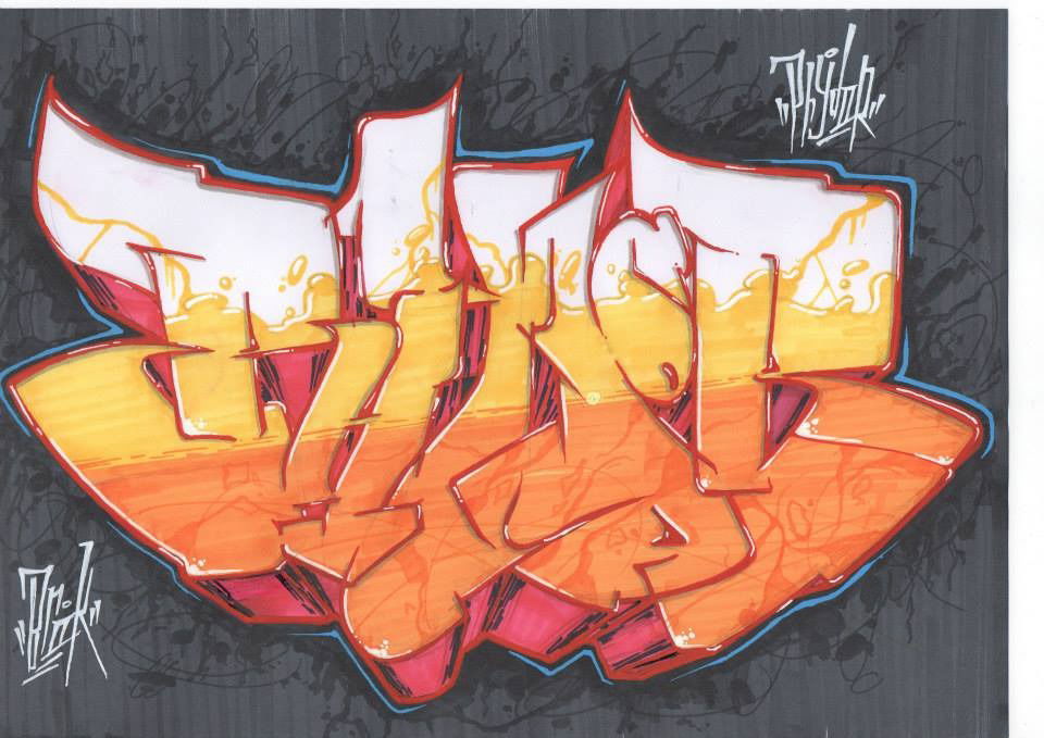 Graffiti Sketch - Photo by Rize