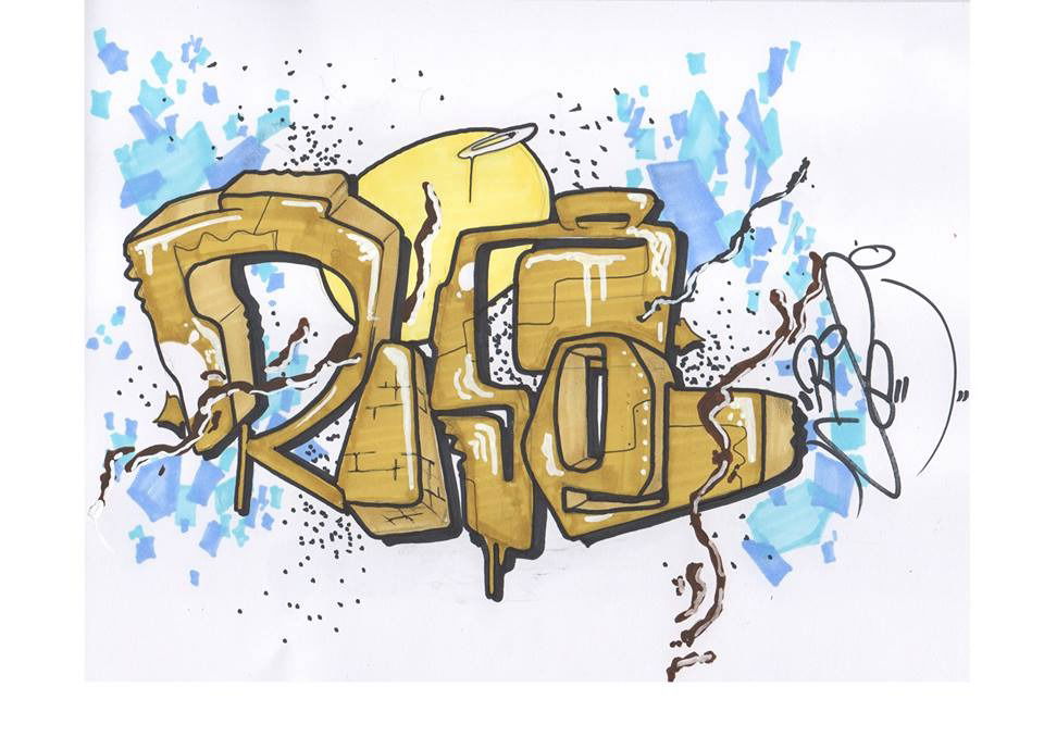 Graffiti Sketch - Photo by Rize