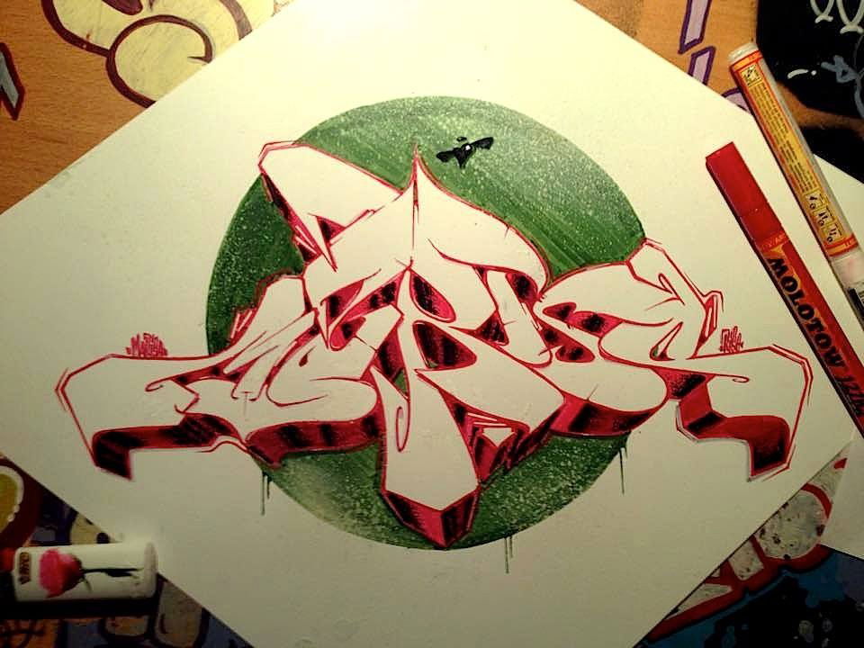 Graffiti Sketch - Photo by Rize