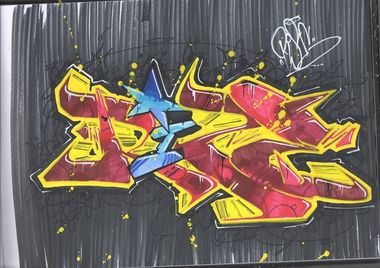 Graffiti Sketch - Photo by Rize
