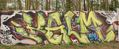 Graffiti Wall in Germany - Photo by RmkGang