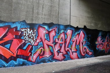 Graffiti Wall - Photo by RmkGang - Birthday (2015)