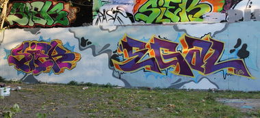 Graffiti Wall - Photo by RmkGang - siek, rmk, geos (2013)