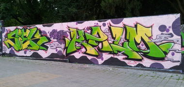 Graffiti Wall in Kreis Unna - Photo by RmkGang - siek, kalm, unna