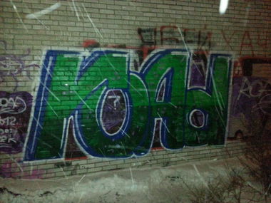 Graffiti Bombing in Saint Petersburg - Photo by RoaDoneR - Road