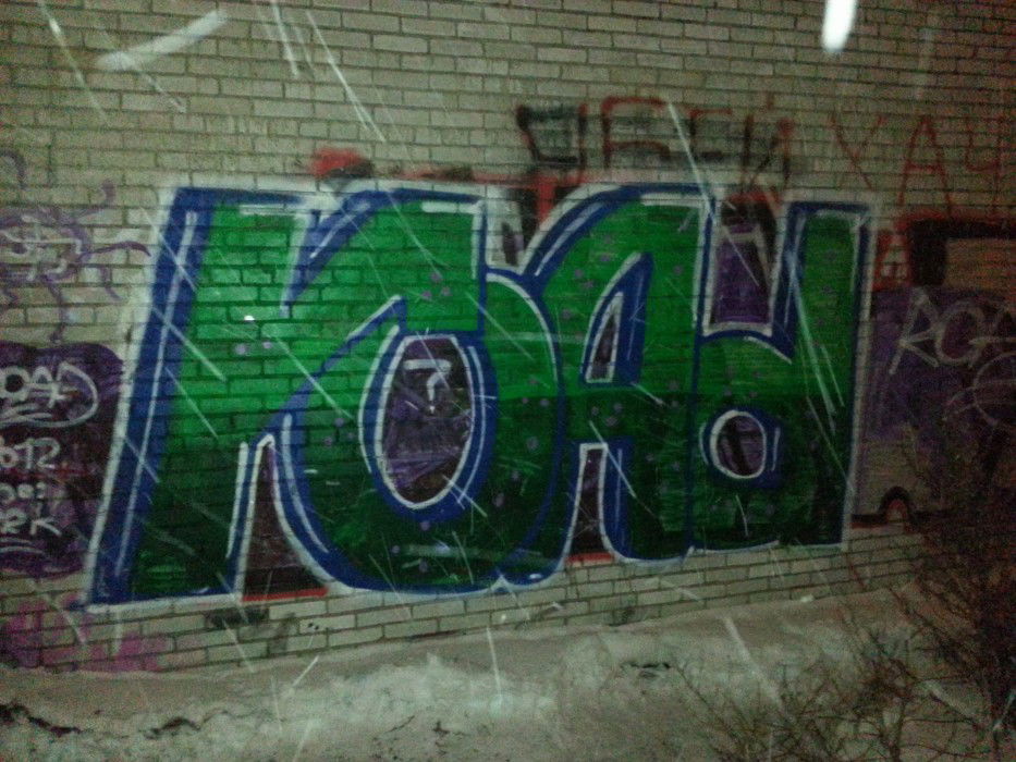 Graffiti Bombing in Saint Petersburg - Photo by RoaDoneR - Road