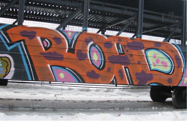 Graffiti Bombing in Saint Petersburg - Photo by RoaDoneR - road