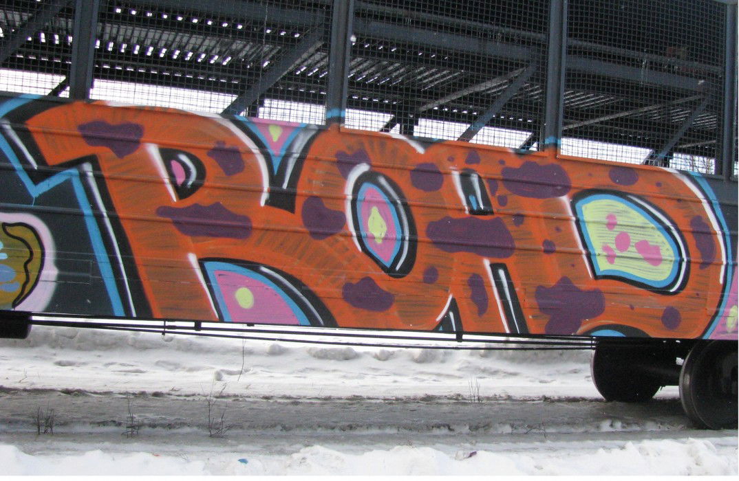 Graffiti Bombing in Saint Petersburg - Photo by RoaDoneR - road