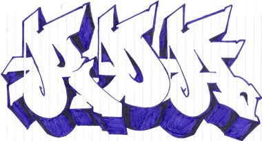 Graffiti Sketch in Sakarya - Photo by RoaOne - roa (2011)