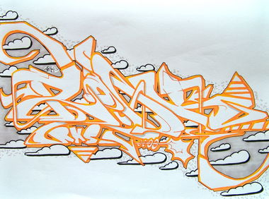 Graffiti Sketch - Photo by Roak - Raok (2011)