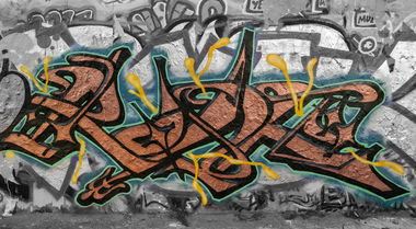 Graffiti Wall - Photo by Roak - Roak, RKS (2015)