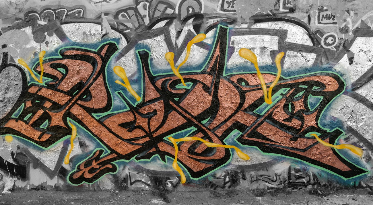 Graffiti Wall - Photo by Roak - Roak, RKS (2015)