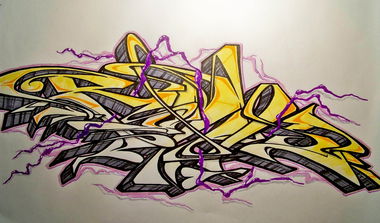 Graffiti Sketch - Photo by Roak - Roak (2011)