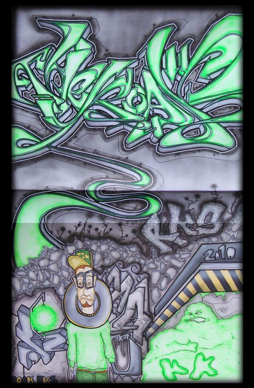 Graffiti Sketch - Photo by Roak - Roak