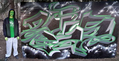 Graffiti Wall - Photo by Roak - Roak, RKS