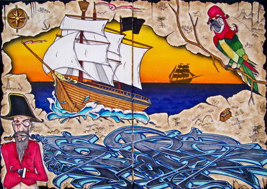 Graffiti Sketch - Photo by Roak (2011)