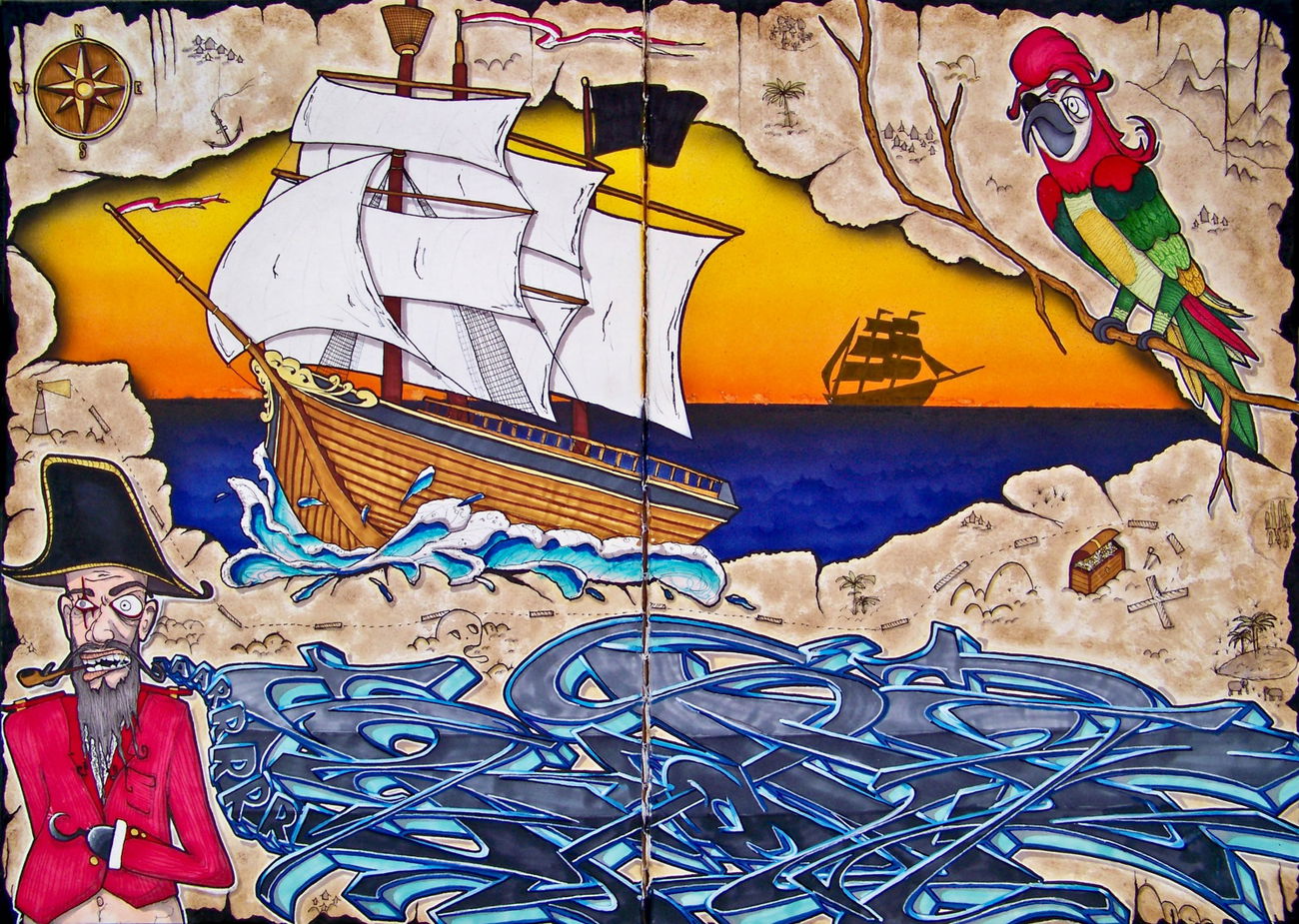 Graffiti Sketch - Photo by Roak (2011)