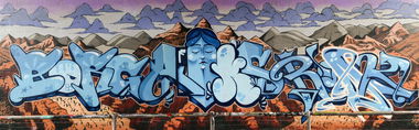 Graffiti Wall - Photo by Roak - borg, afiks, roak (2019)