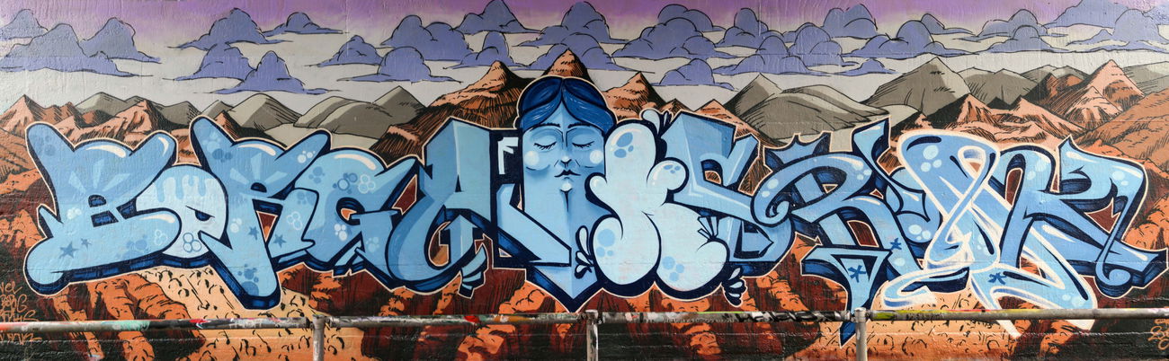 Graffiti Wall - Photo by Roak - borg, afiks, roak (2019)