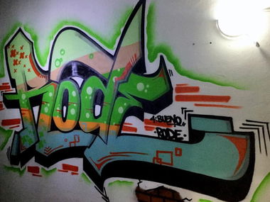 Graffiti Wall - Photo by Rodegraff