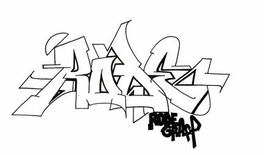 Graffiti Sketch - Photo by Rodegraff