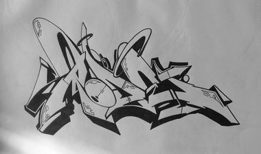 Graffiti Sketch - Photo by Rodegraff