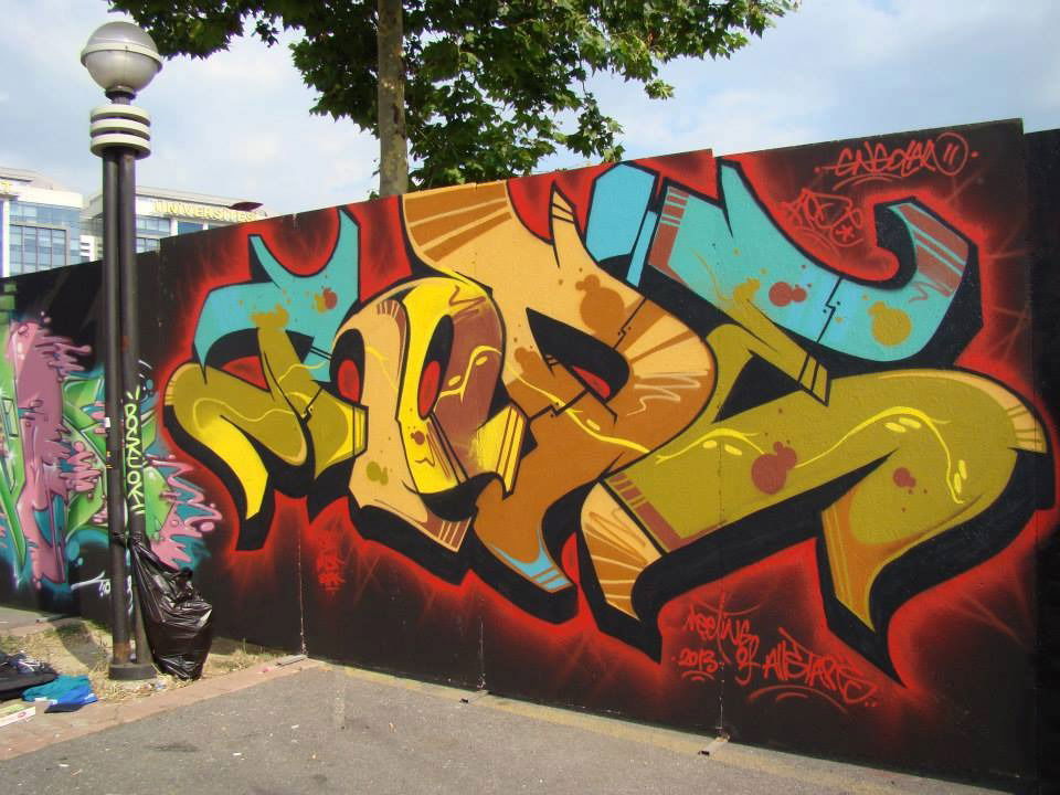 Graffiti Wall - Photo by Rodegraff